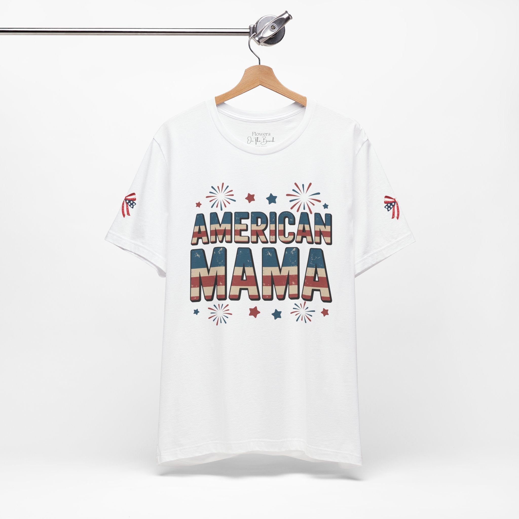 American MAMA 4th of July T-Shirt | Patriotic Mama Tee