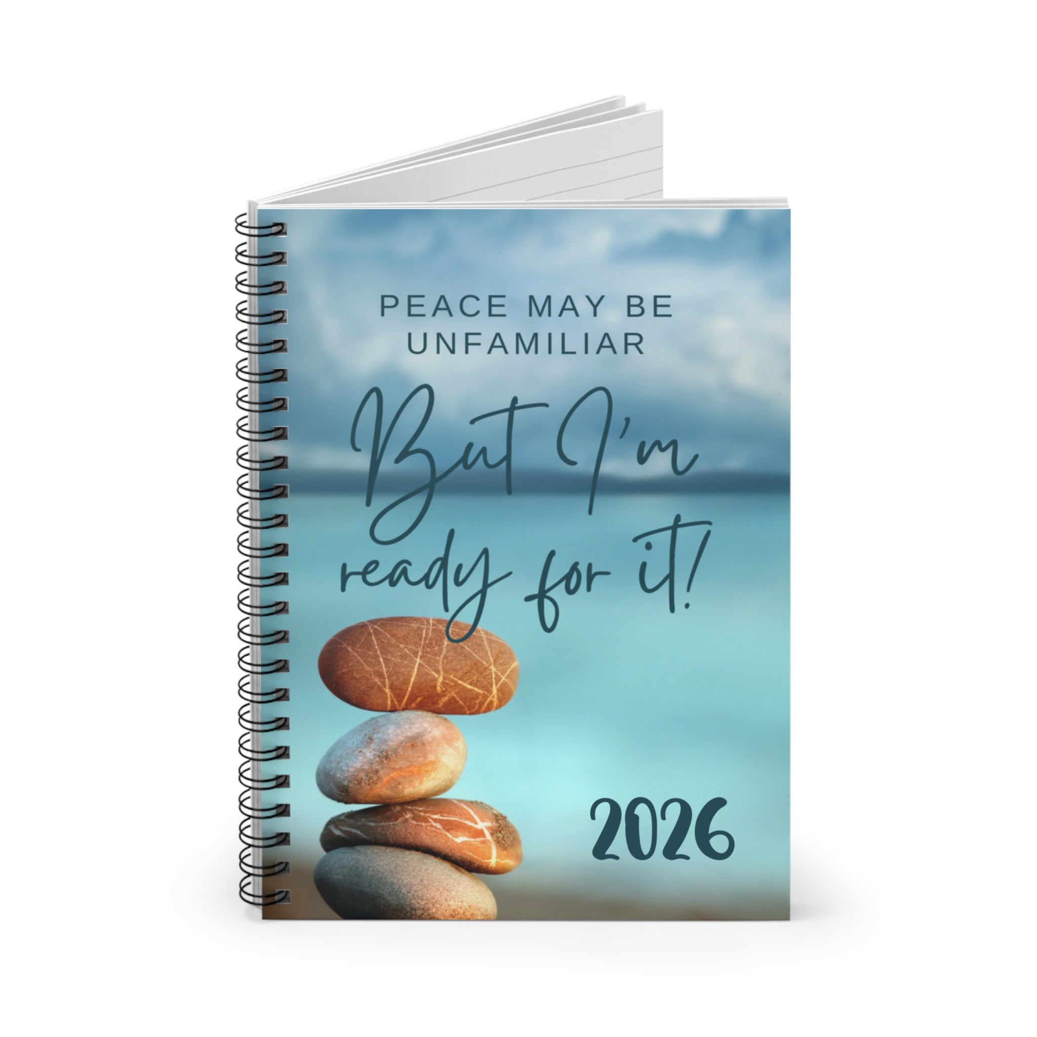 Spiral Notebook - Beach Vibes Self-Care Journal