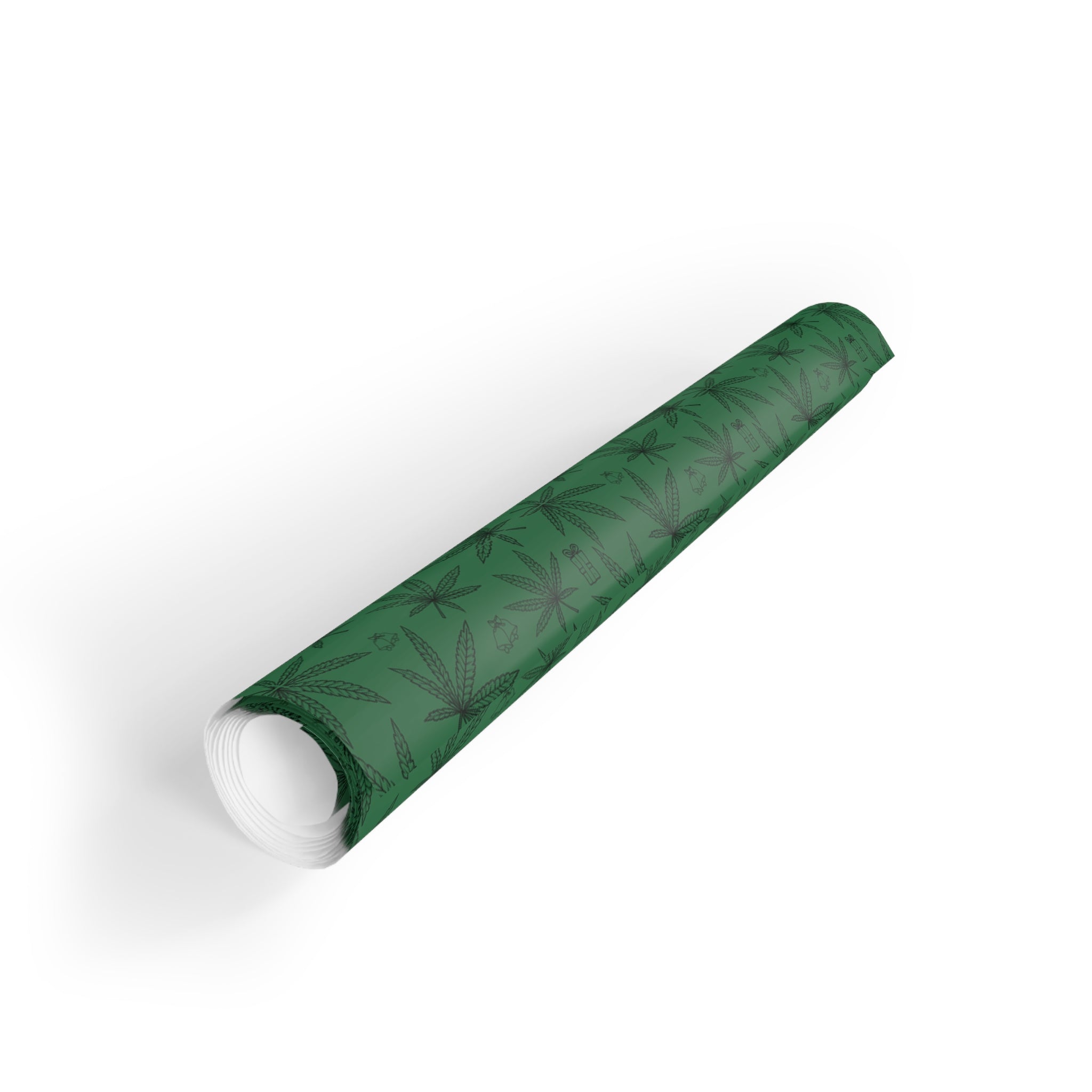 Whimsical Weed-Themed Christmas Wrapping Paper