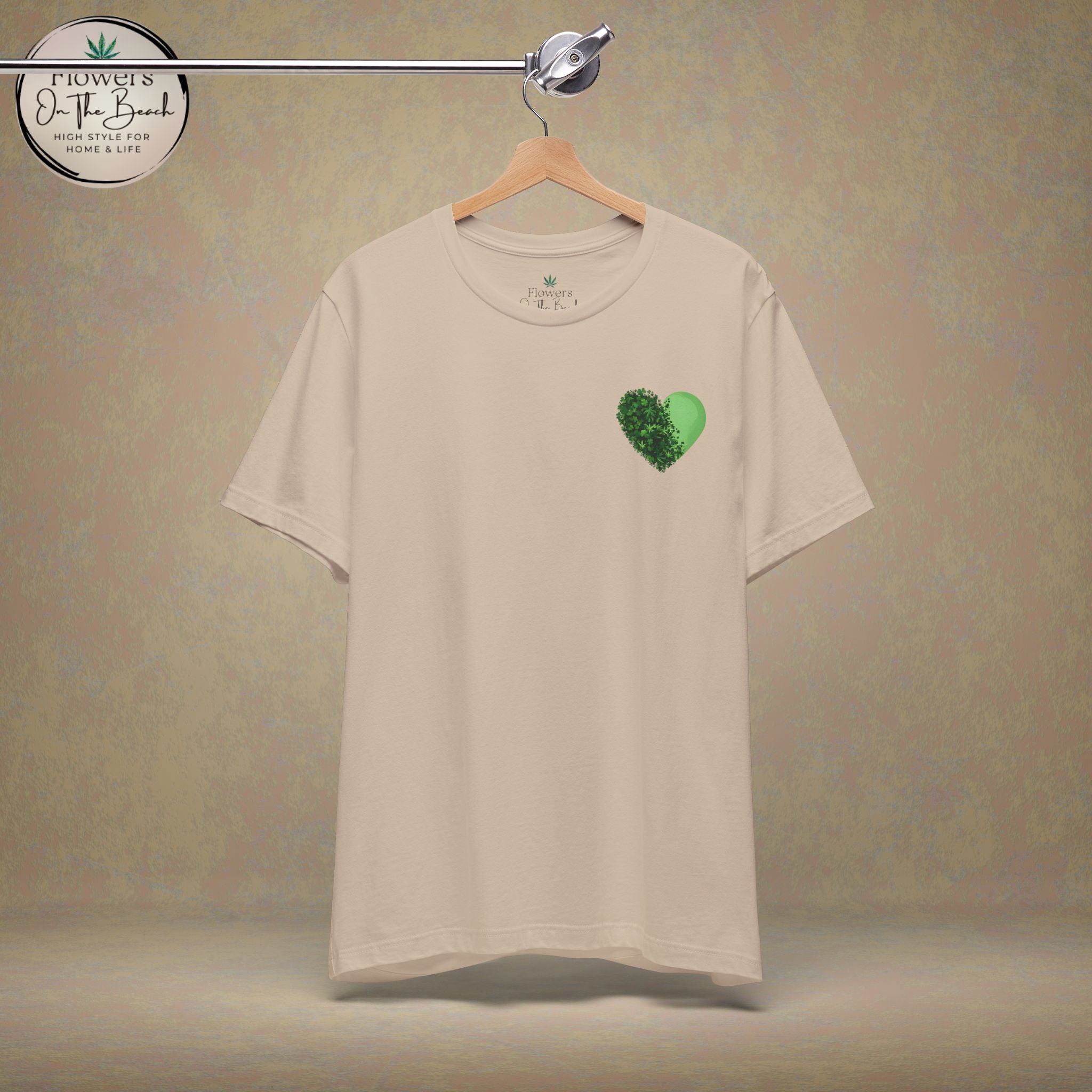 St. Patrick's Day Tee with Subtle Weed Leaves