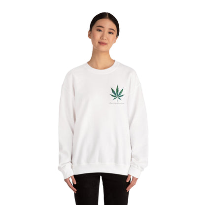 Brand Crewneck, Flowers on the Beach, Stoner Gift, Weed Lover Gift, 420 Gift, Stoner Christmas Gift, Weed Apparel