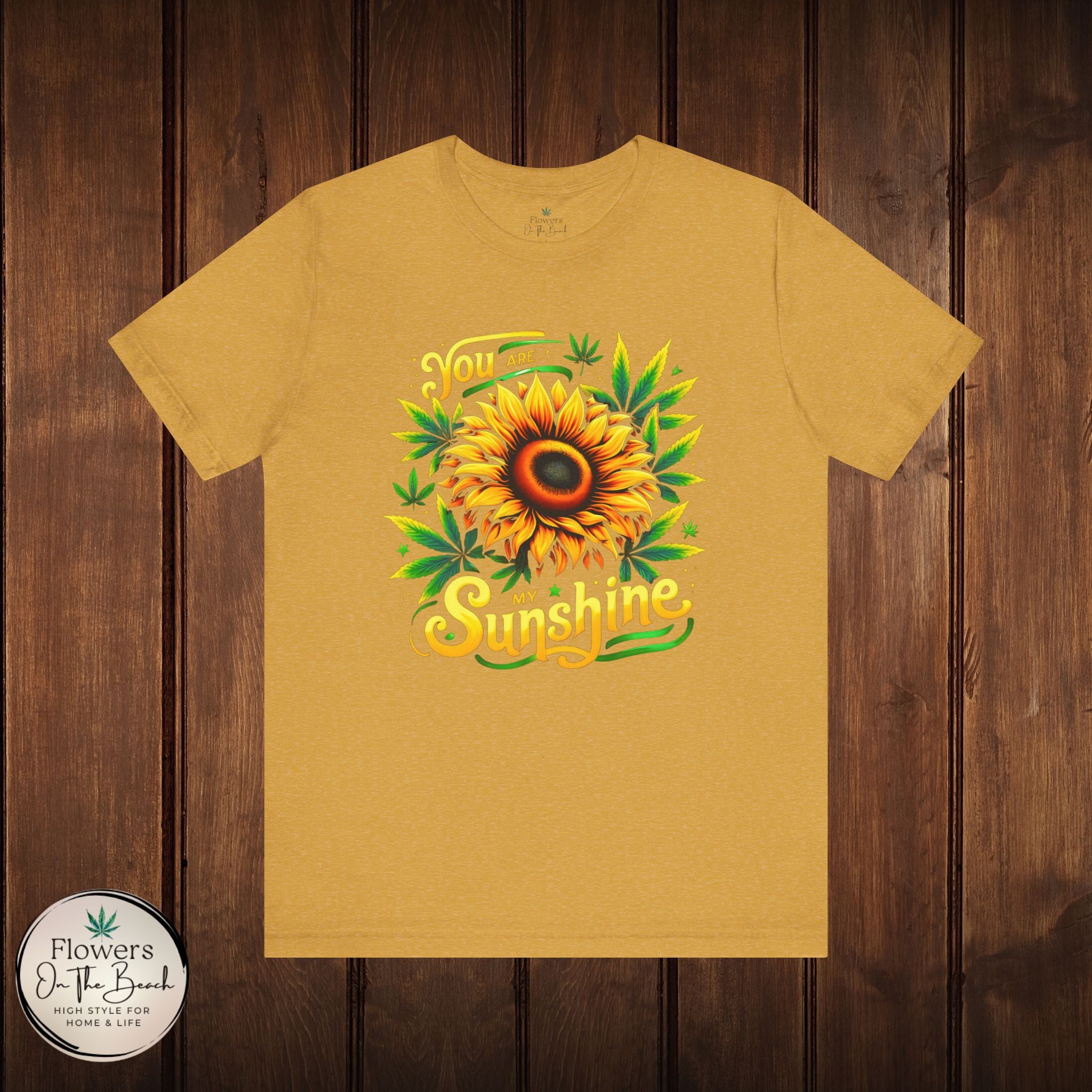 Sunflower and Cannabis Sunshine Tee