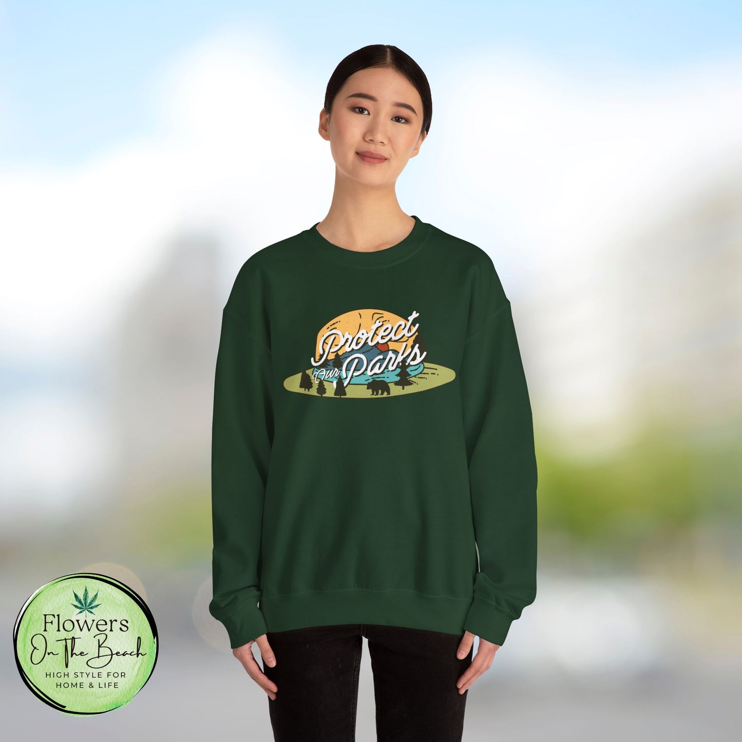 Protect Our Parks Crewneck Sweatshirt, National Parks Sweatshirt, Wanderlust Sweatshirt, Travel Apparel, Protect Our National Parks