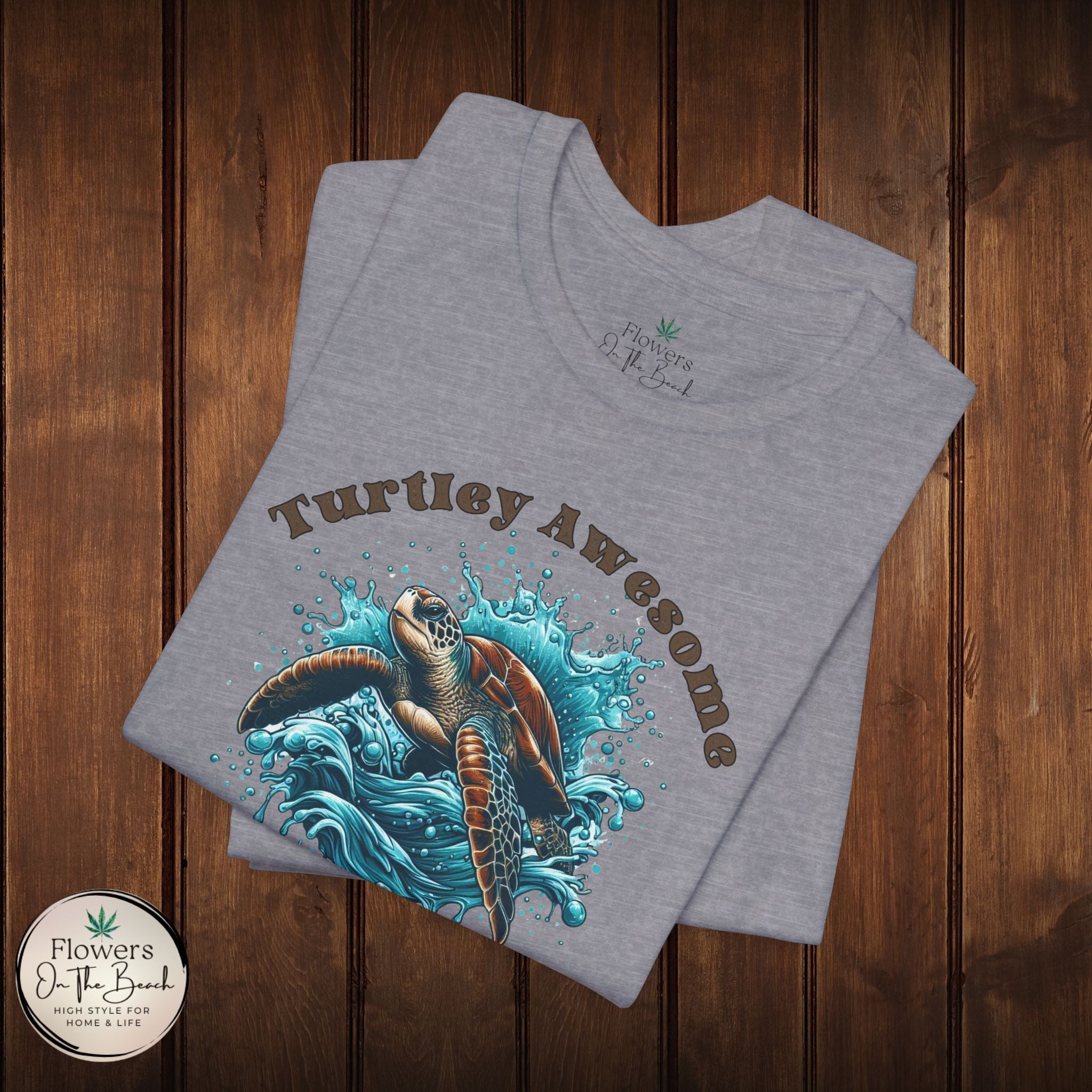 Turtley Awesome Pop Pop/Dad/Papa T-Shirt