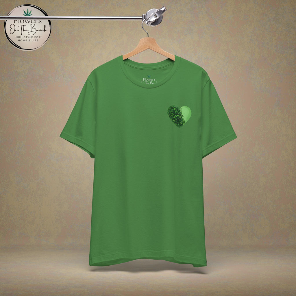 St. Patrick's Day Tee with Subtle Weed Leaves