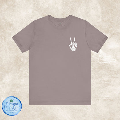 Stoned to the Bone Stoner T-Shirt, Weed Smokers Tee, 420 Holiday Shirt, Unisex Jersey Short Sleeve Tee, Casual Stoner Apparel, Rasta Apparel