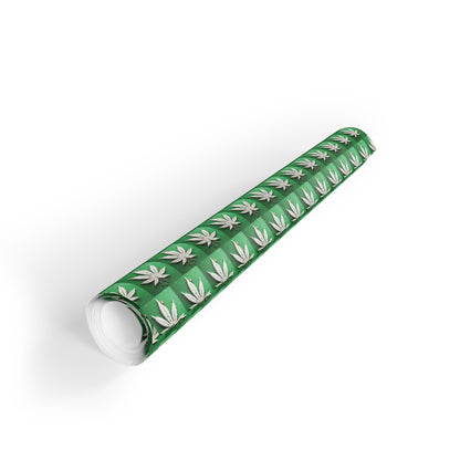 Royalty Cannabis Designed Gift Wrap, 420 Holiday Gift Wrap, King Gift, Queen Gift, Weed Themed Xmas Decor, Weed Lovers Gag Gift Wrap