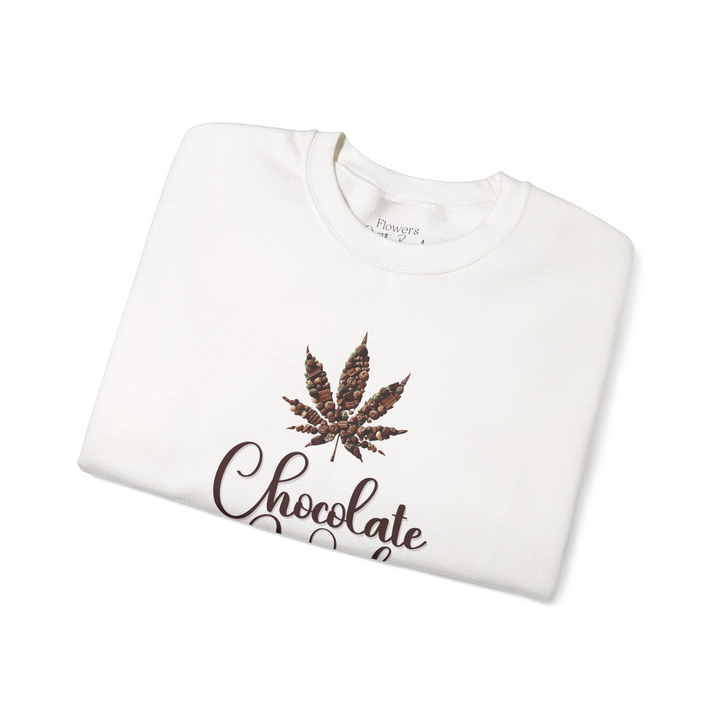 Chocolate and Weed Valentine's Tshirt, Unisex Long Sleeve Tee, Funny Marijuana Shirt, Stoner Gift, Cannabis Lover Top