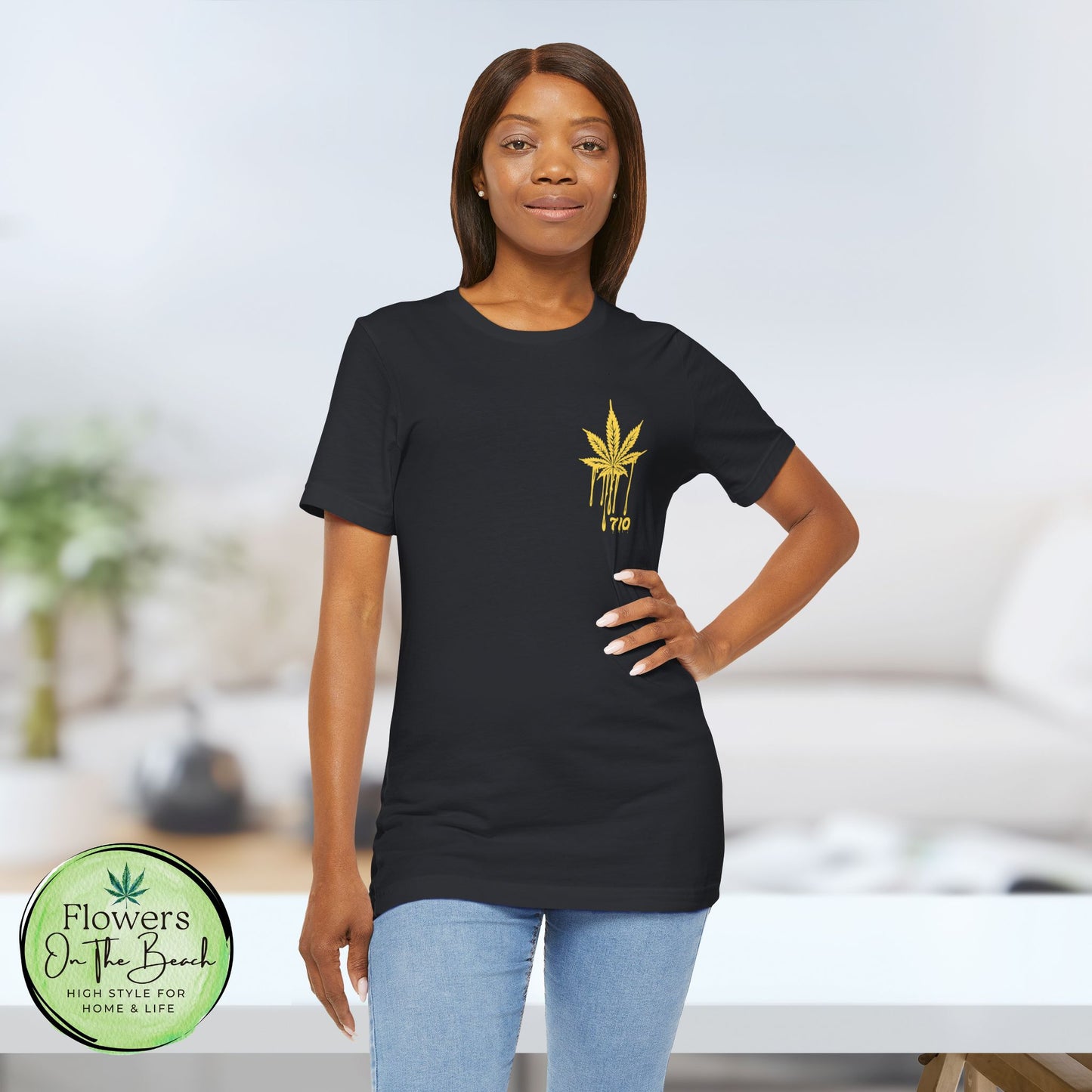 Dab On T-Shirt, Stoner Shirt, 710 Wax Holiday Tee, Unisex Jersey Top, Keep Calm Shirt, Drippy Stoner Shirt