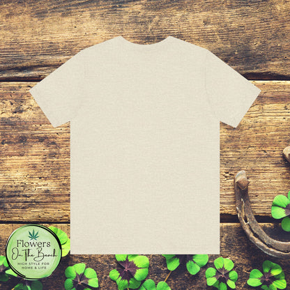 Weed Leaf Heartbeat T-Shirt, Marijuana Plant Tee, Cannabis Lover Shirt, 420 Gift, Unisex Jersey Top