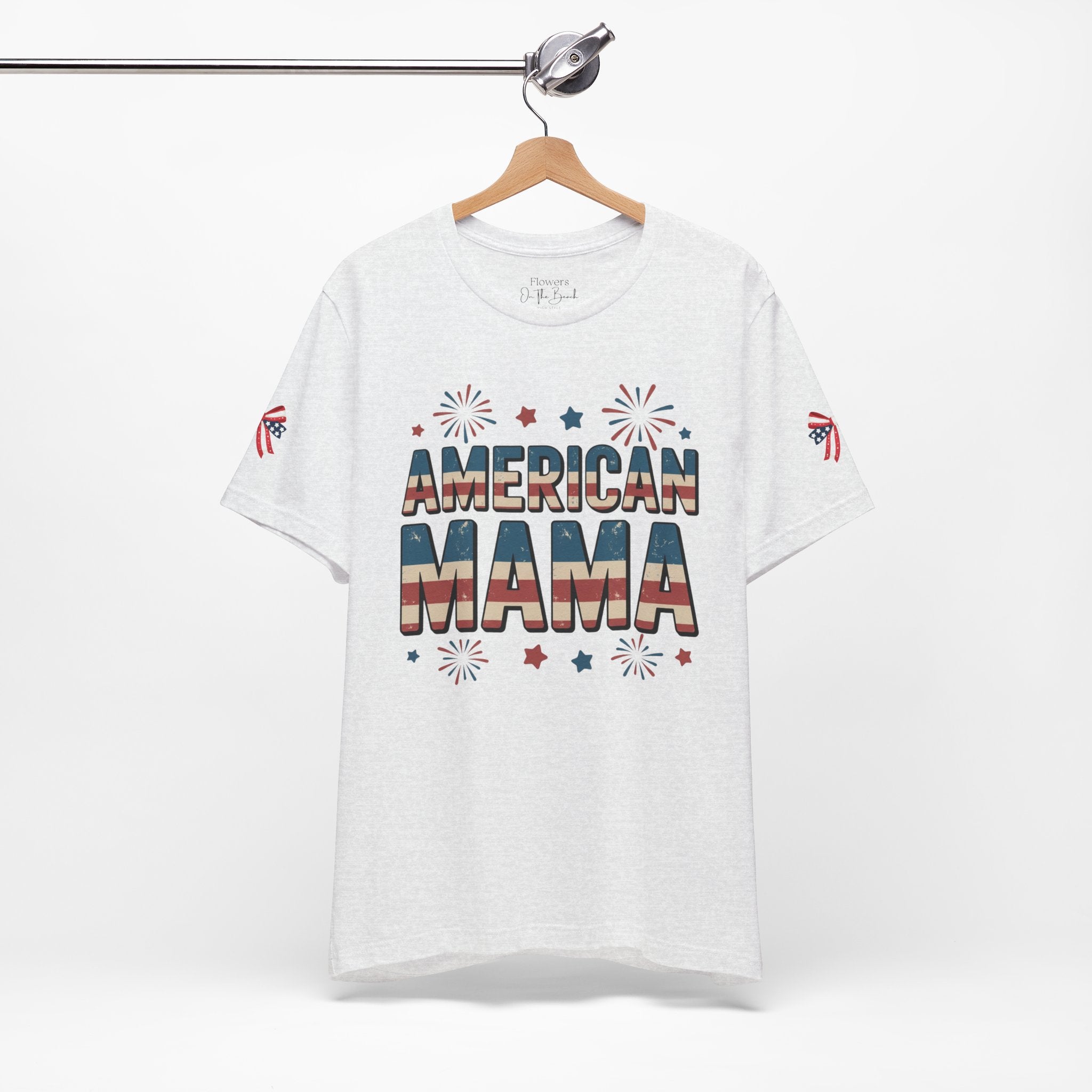 American MAMA 4th of July T-Shirt | Patriotic Mama Tee