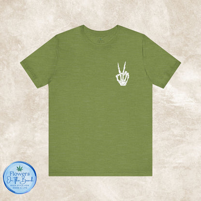 Stoned to the Bone Stoner T-Shirt, Weed Smokers Tee, 420 Holiday Shirt, Unisex Jersey Short Sleeve Tee, Casual Stoner Apparel, Rasta Apparel