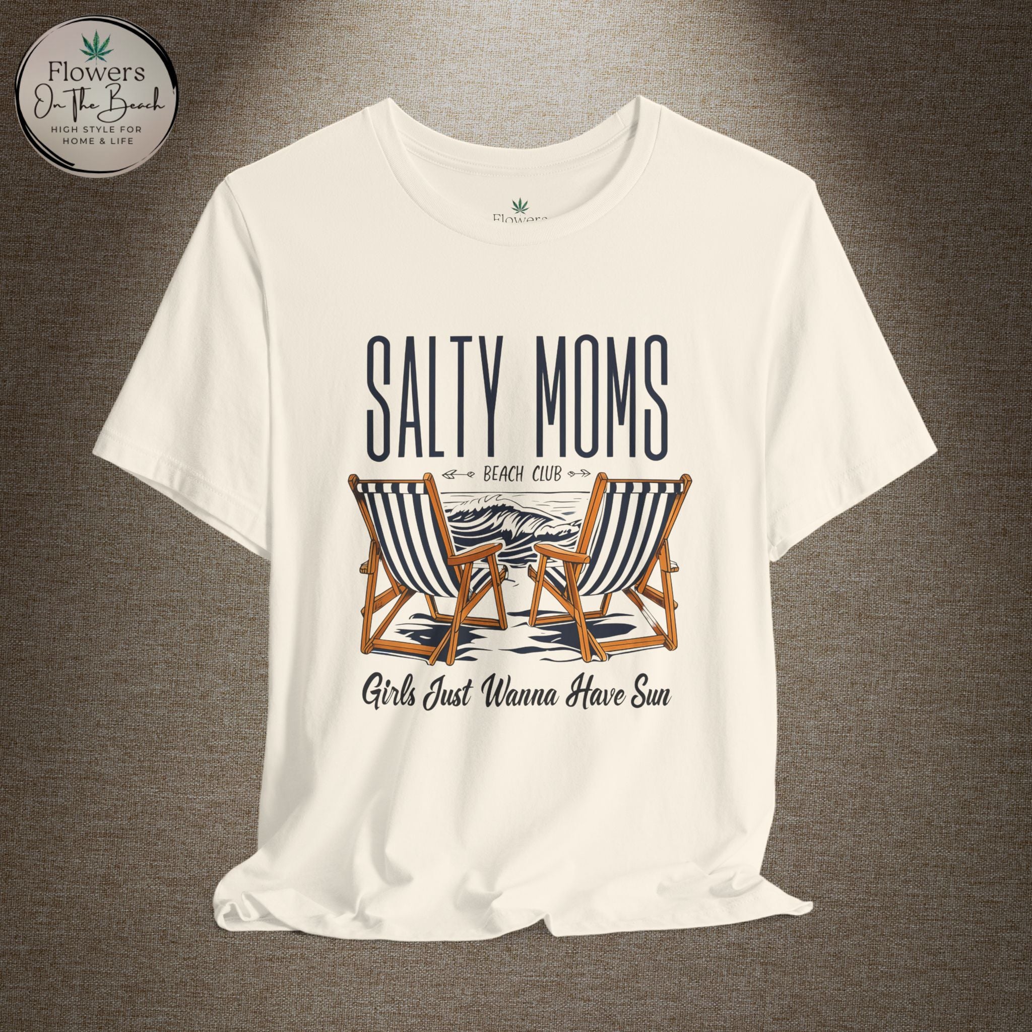 Salty Moms Beach Club Tee