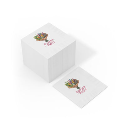 Garden Party Napkins, Cannabis Flower Bouquet Napkins, Weed Flower Bouquet Napkins, Weed Pun Gift