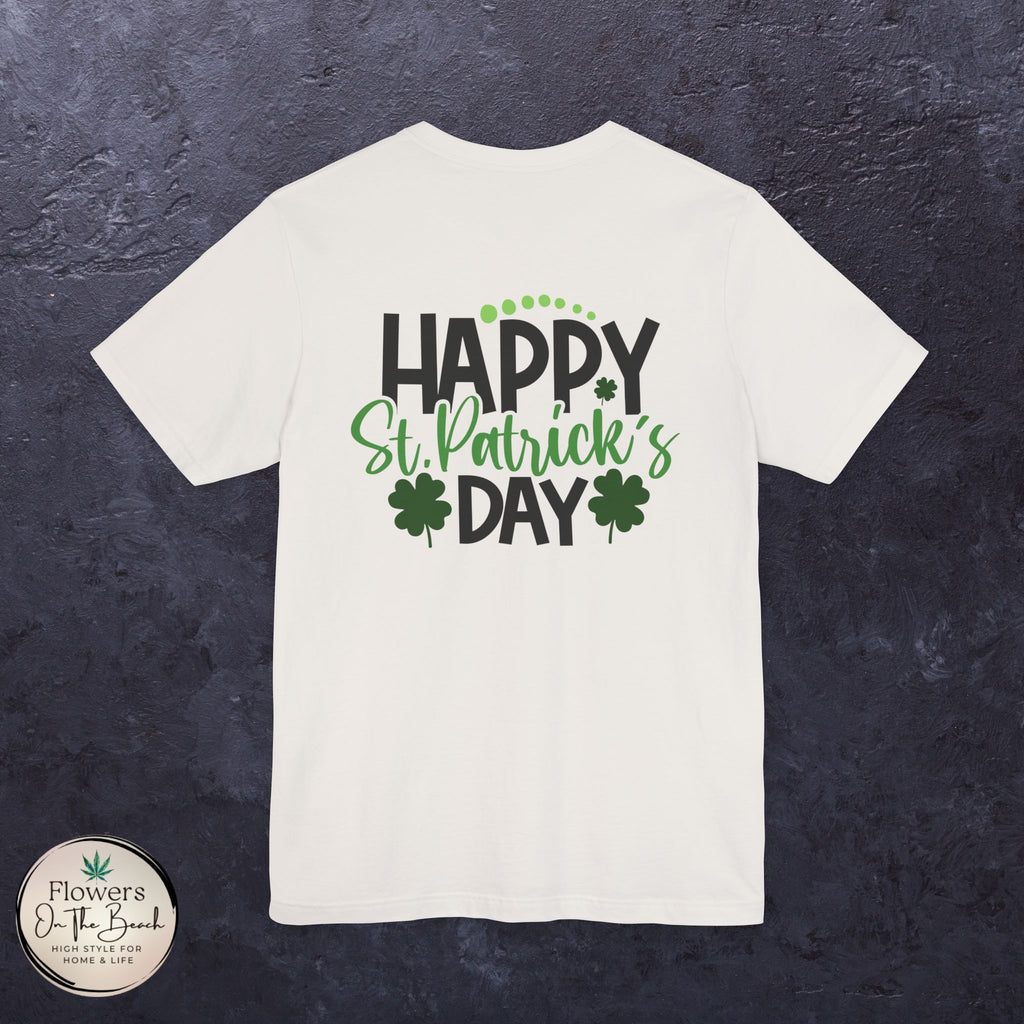 St. Patrick's Day Tee with Subtle Weed Leaves