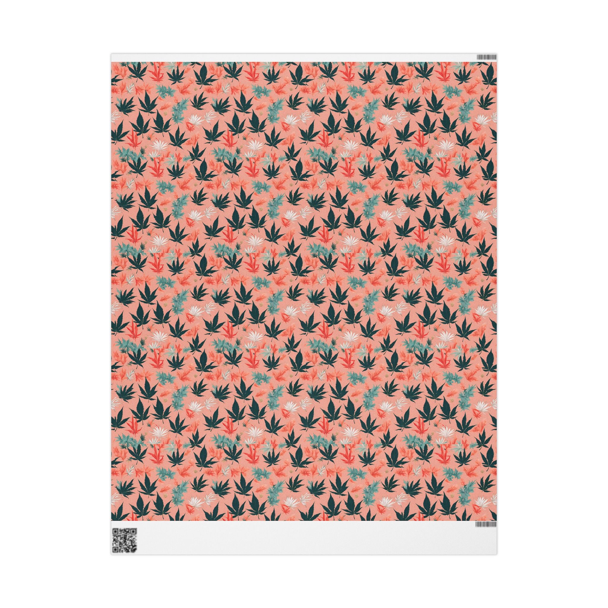 Cute Cannabis Xmas Gift Wrap