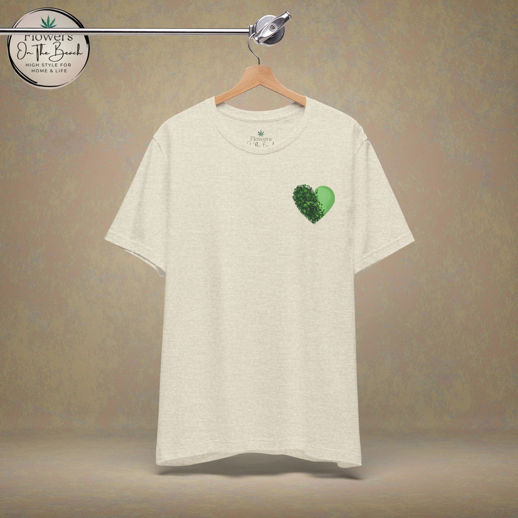St. Patrick's Day Tee with Subtle Weed Leaves