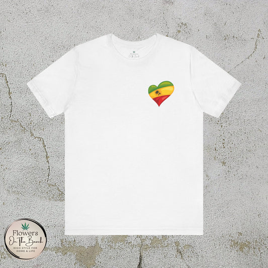 Rasta T-Shirt, Weed Smokers Tee, 420 Shirt, Unisex Jersey Short Sleeve Tee, Casual Stoner Apparel, 420 Somewhere, Rasta Holiday T-shirt