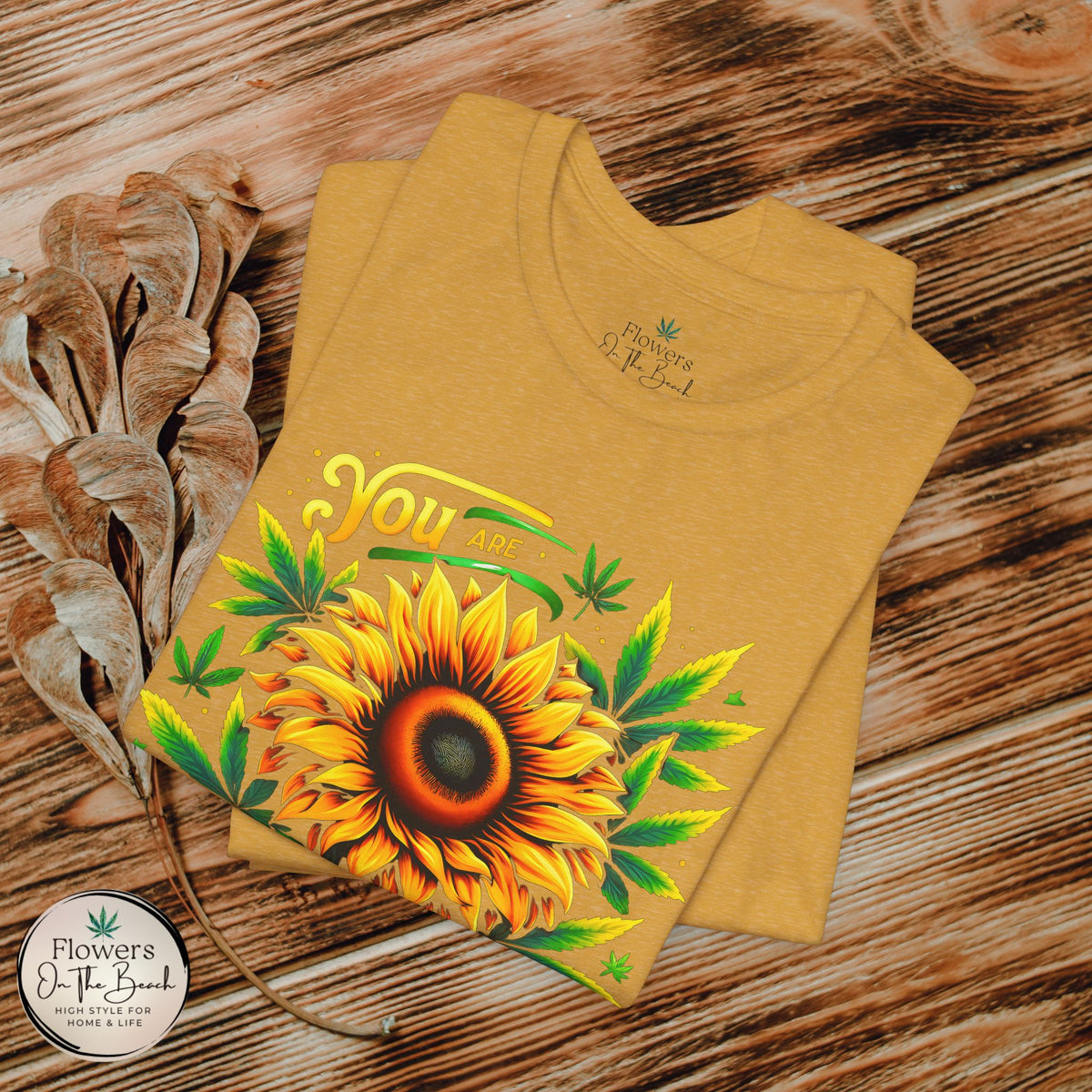 Sunflower and Cannabis Sunshine Tee