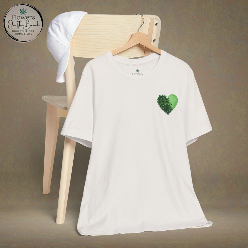 St. Patrick's Day Tee with Subtle Weed Leaves