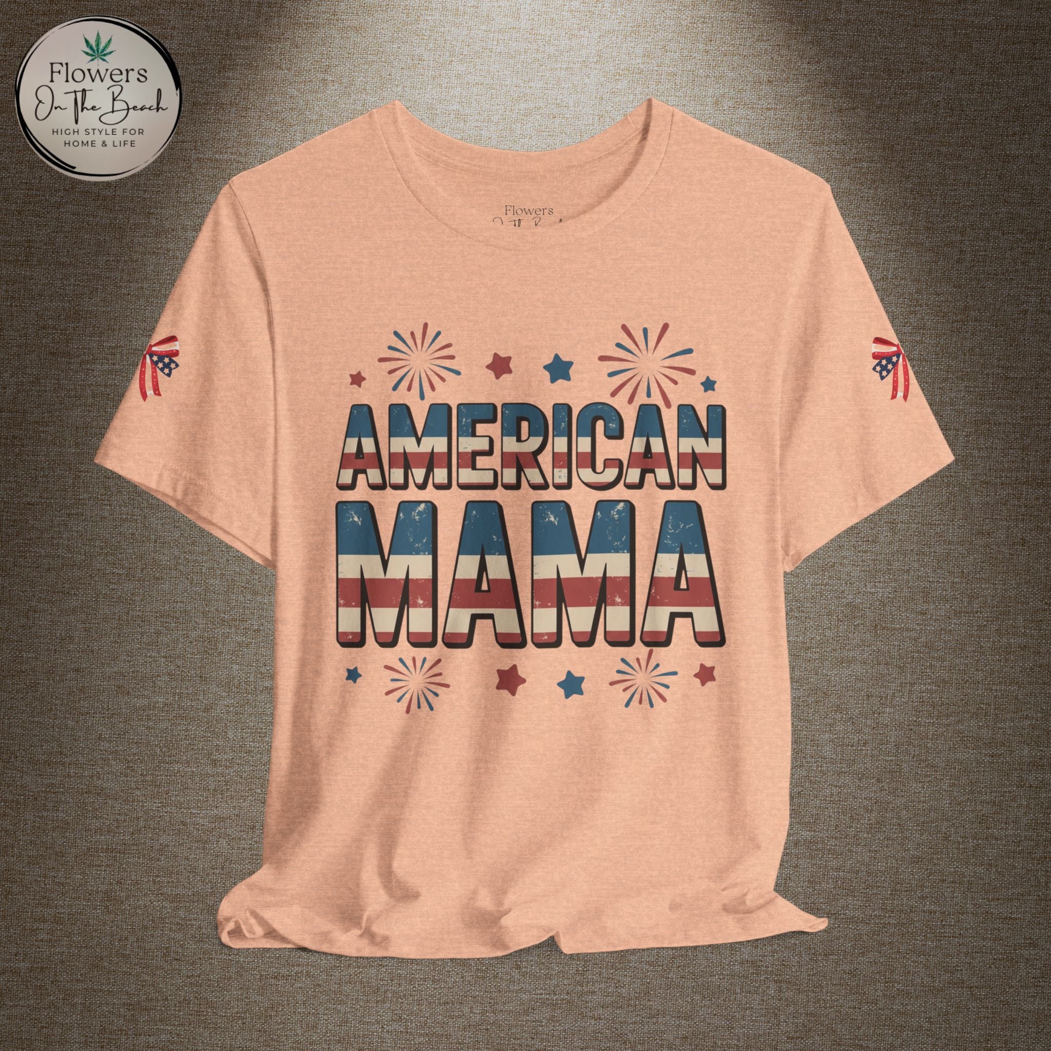 American MAMA 4th of July T-Shirt | Patriotic Mama Tee