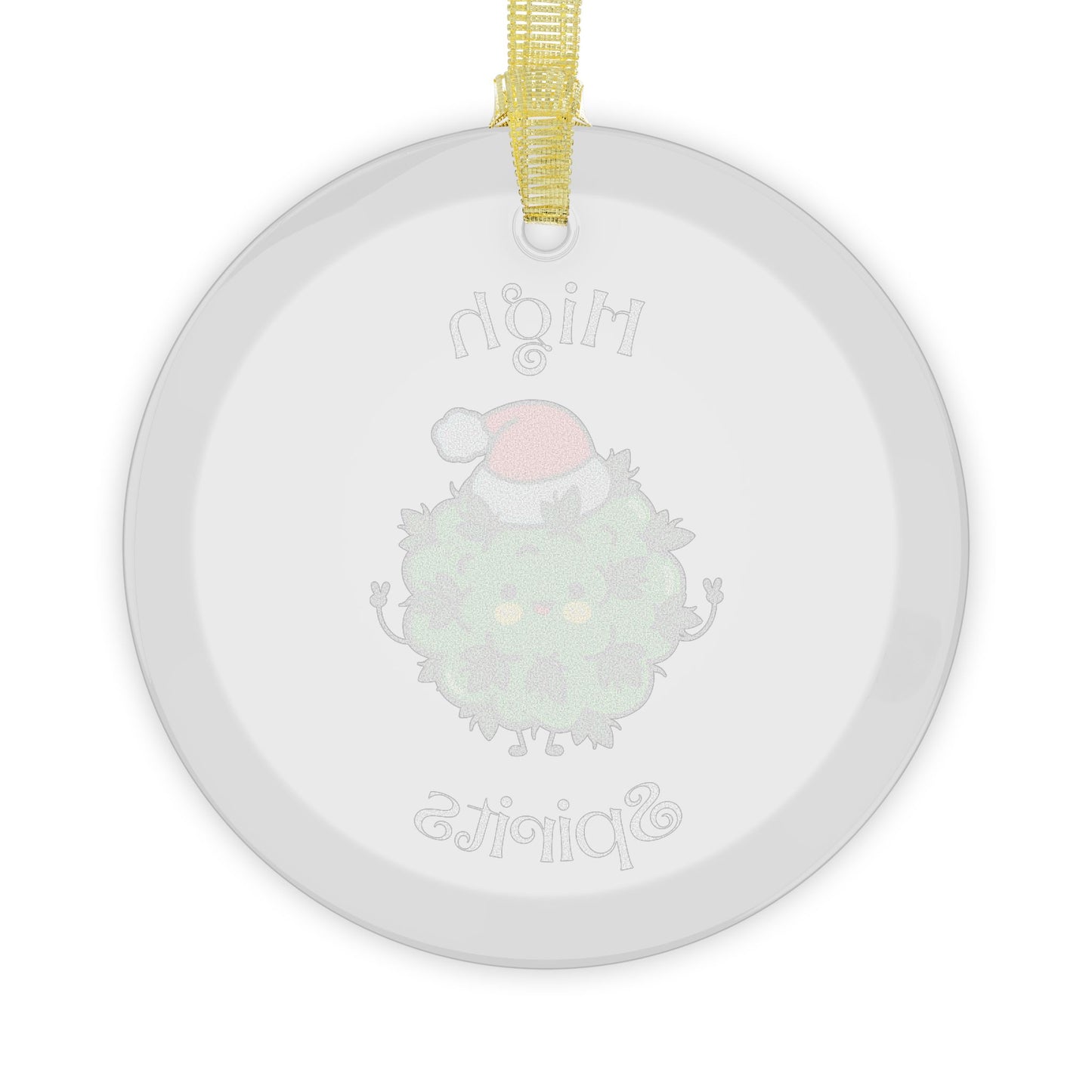High Spirits Ornament, Weed Christmas Ornament, Weed Lover Gift, Gift for Her, Christmas Ornament