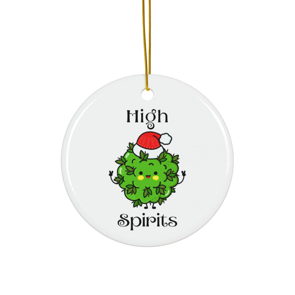 High Spirits Ceramic Ornament