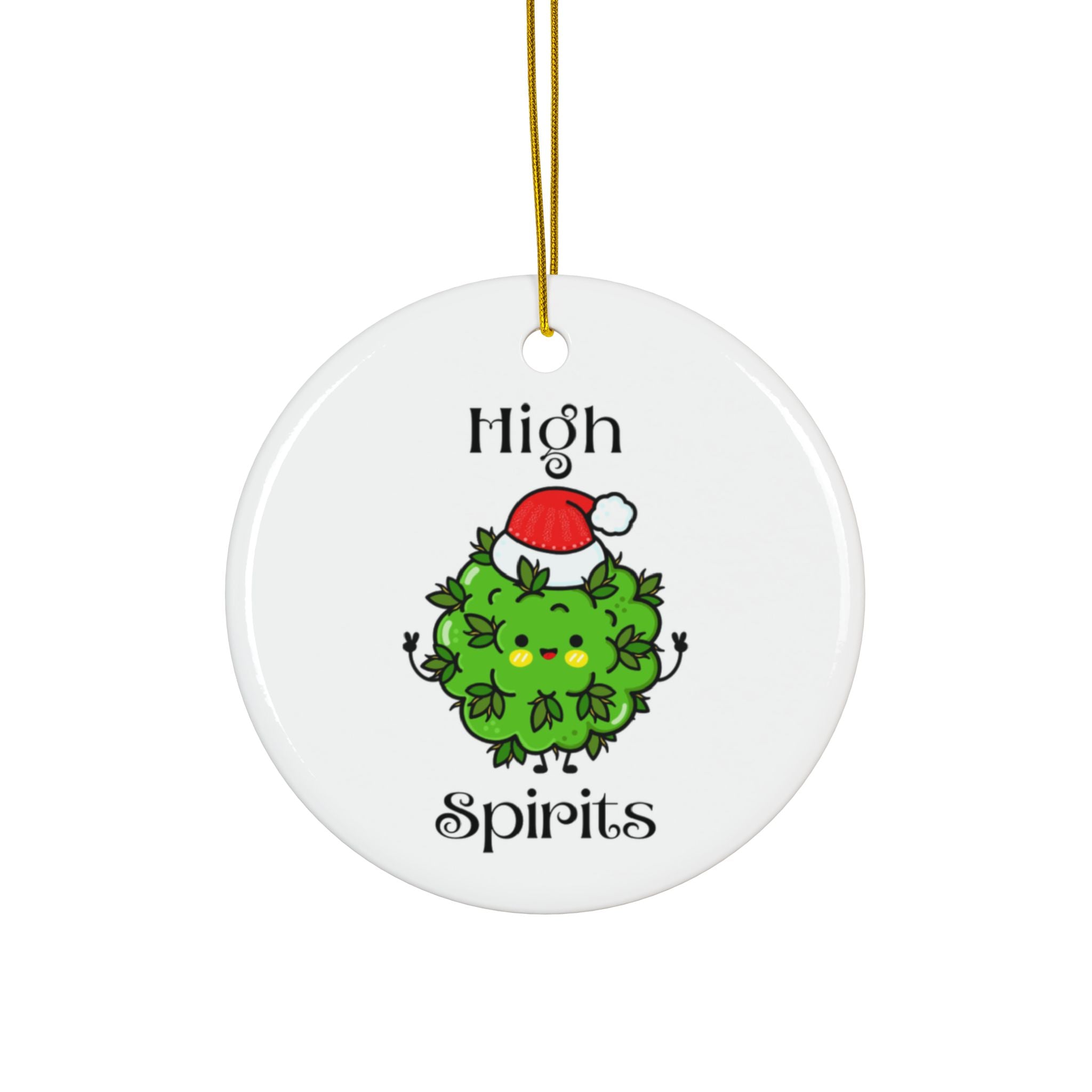 High Spirits Ceramic Ornament