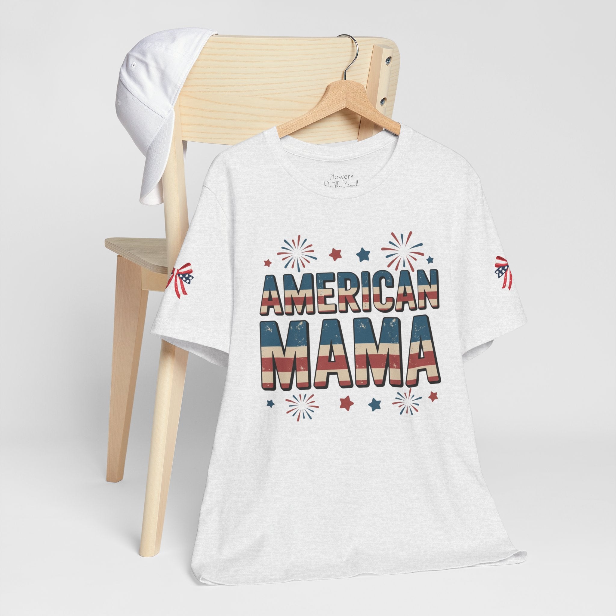American MAMA 4th of July T-Shirt | Patriotic Mama Tee