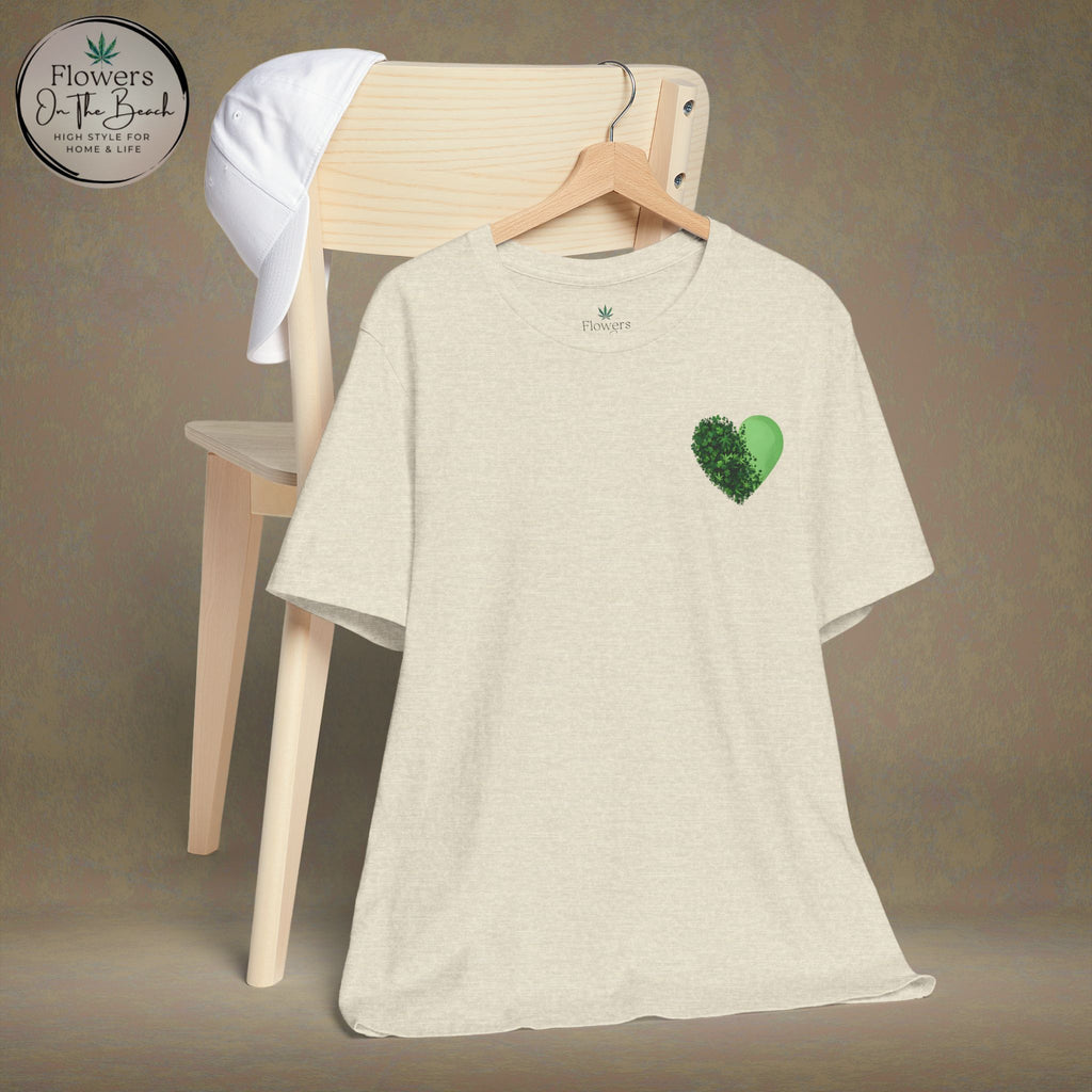 St. Patrick's Day Tee with Subtle Weed Leaves