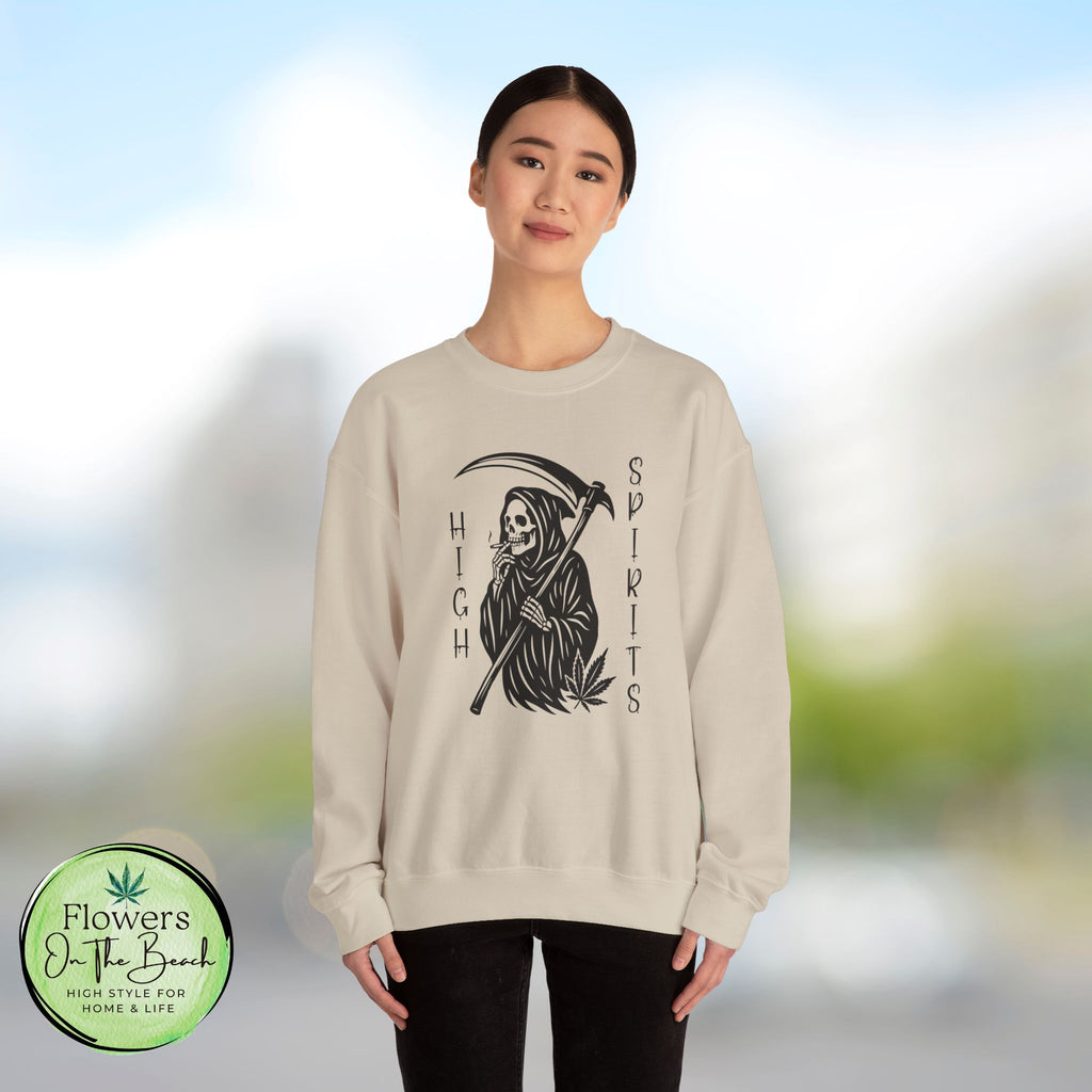 Grim Reaper Smoking Sweatshirt