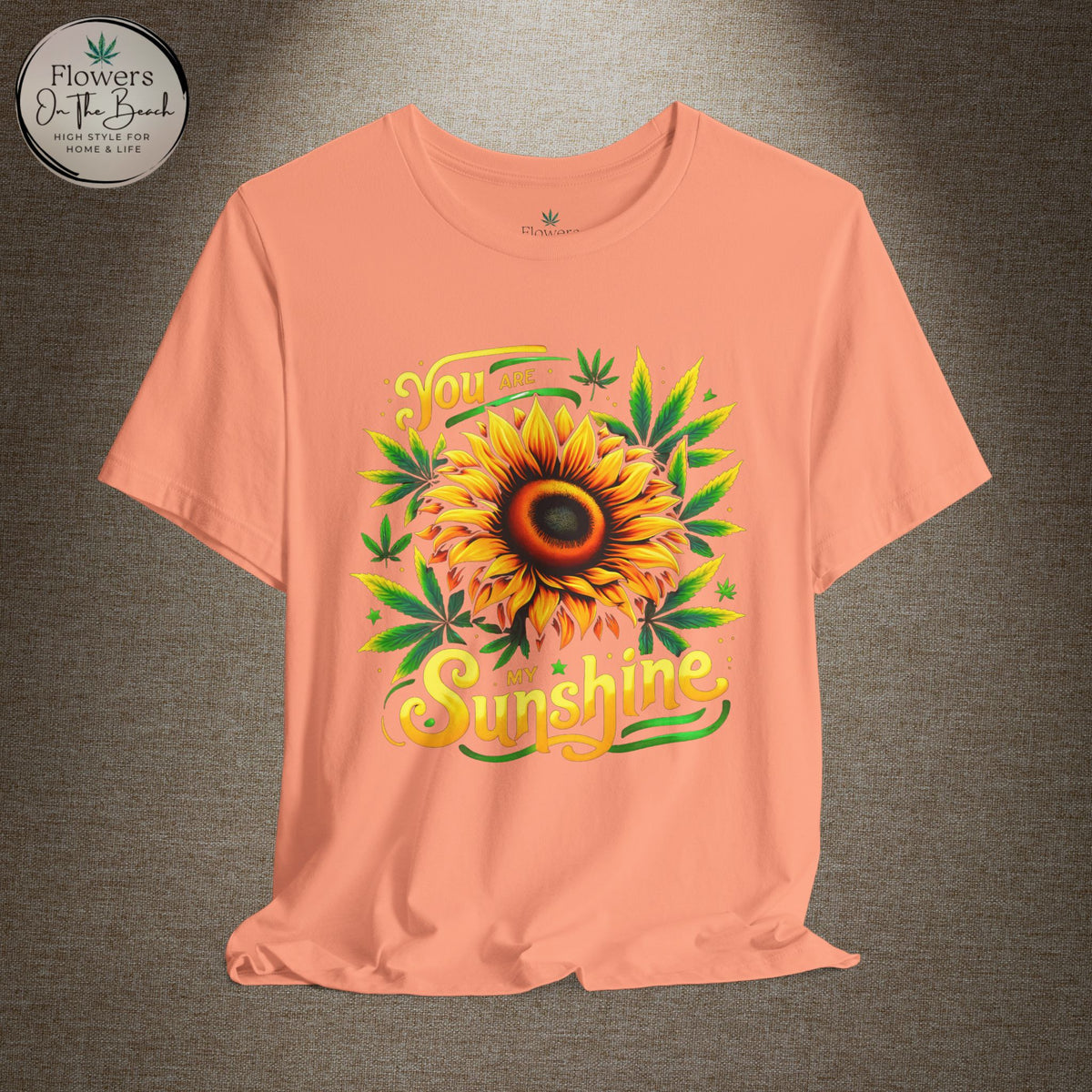 Sunflower and Cannabis Sunshine Tee