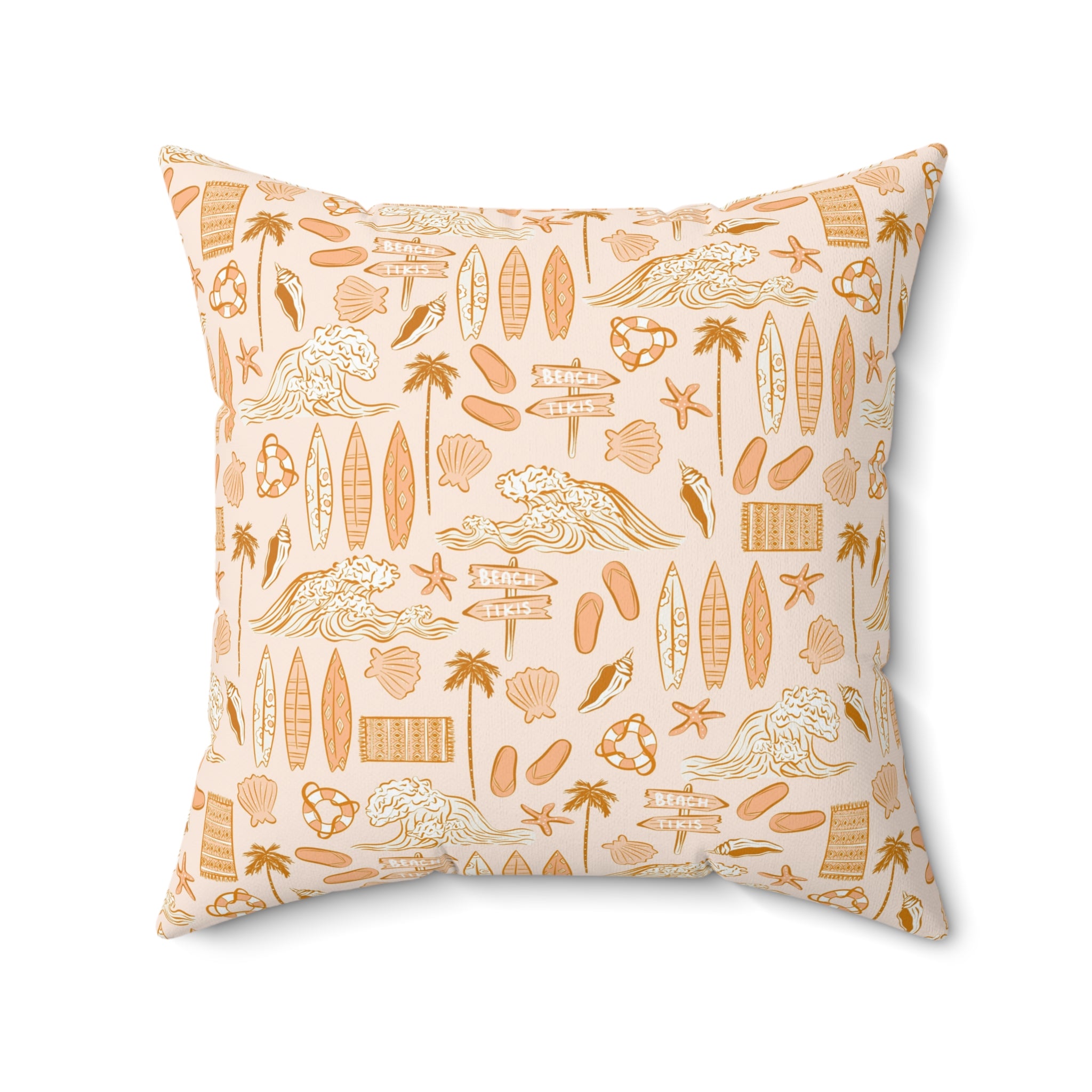 Beachy Throw Pillow