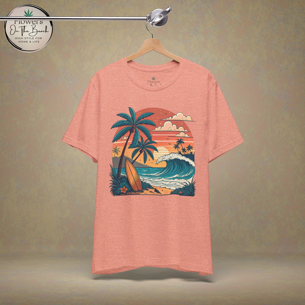 Beach Sunset Surfboards Tee