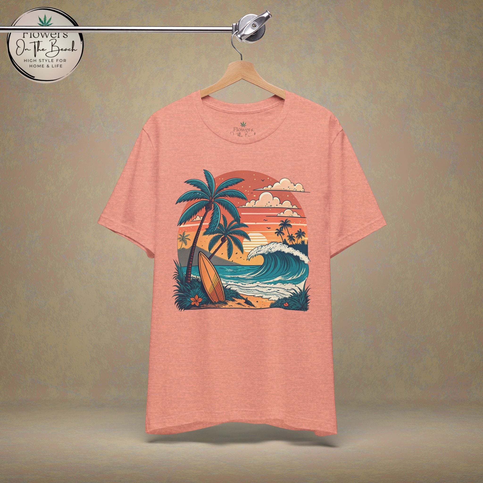 Beach Sunset Surfboards Tee
