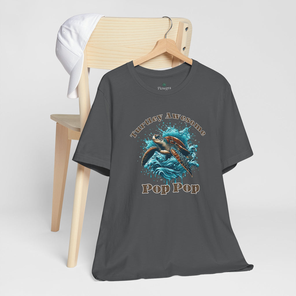 Turtley Awesome Pop Pop/Dad/Papa T-Shirt