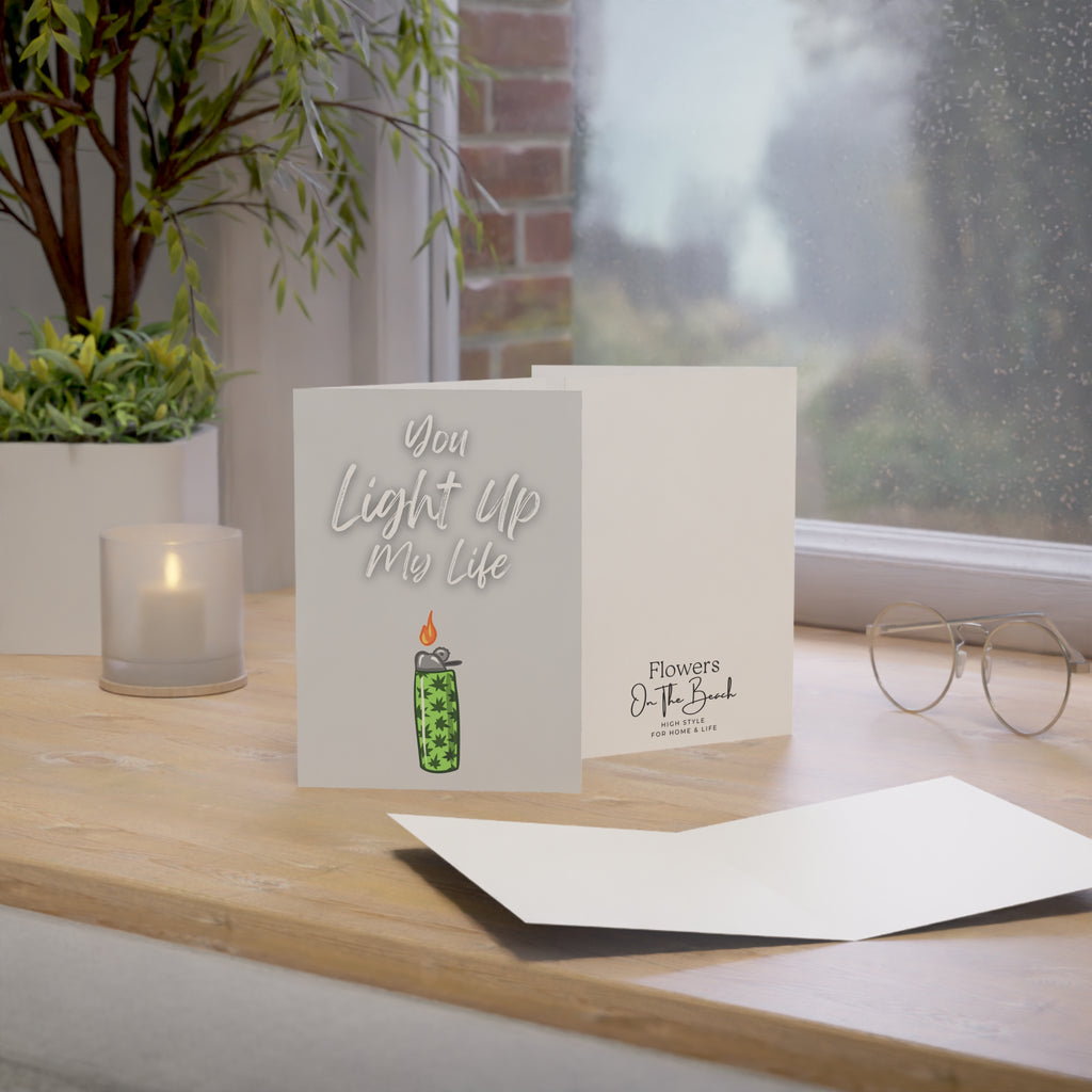 You Light Up My Life - Greeting Card (Blank Inside)