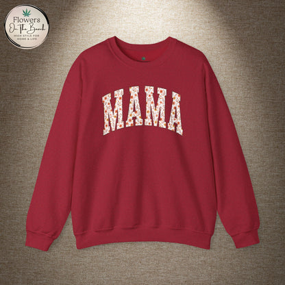 Fall Vibes Mama Letters Sweatshirt, Fall Mom Sweatshirt, Gift for Mom, August Mama, Mama Varsity Fall, Mama Sweatshirt