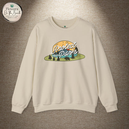 Protect Our Parks Crewneck Sweatshirt, National Parks Sweatshirt, Wanderlust Sweatshirt, Travel Apparel, Protect Our National Parks