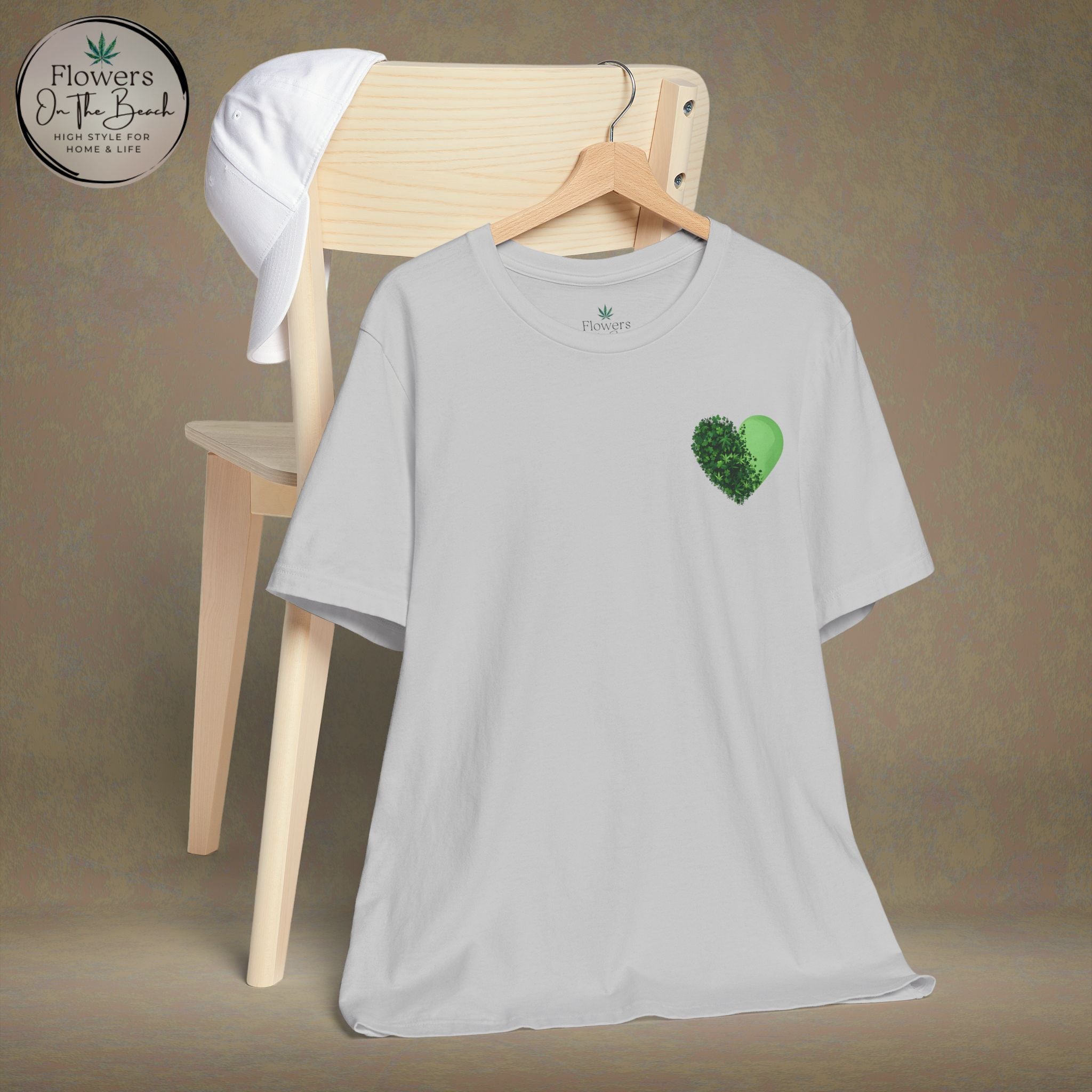 St. Patrick's Day Tee with Subtle Weed Leaves
