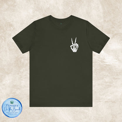 Stoned to the Bone Stoner T-Shirt, Weed Smokers Tee, 420 Holiday Shirt, Unisex Jersey Short Sleeve Tee, Casual Stoner Apparel, Rasta Apparel