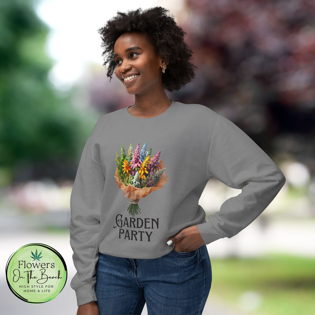 Garden Party Cannabis Flowers Sweatshirt