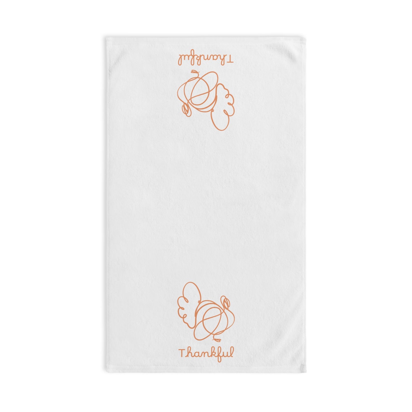 Thankful Thanksgiving Hand Towel, Friendsgiving Bathroom Decor, Fall Kitchen Towel, Hostess Gift, Autumn Dish Towel, Housewarming Present