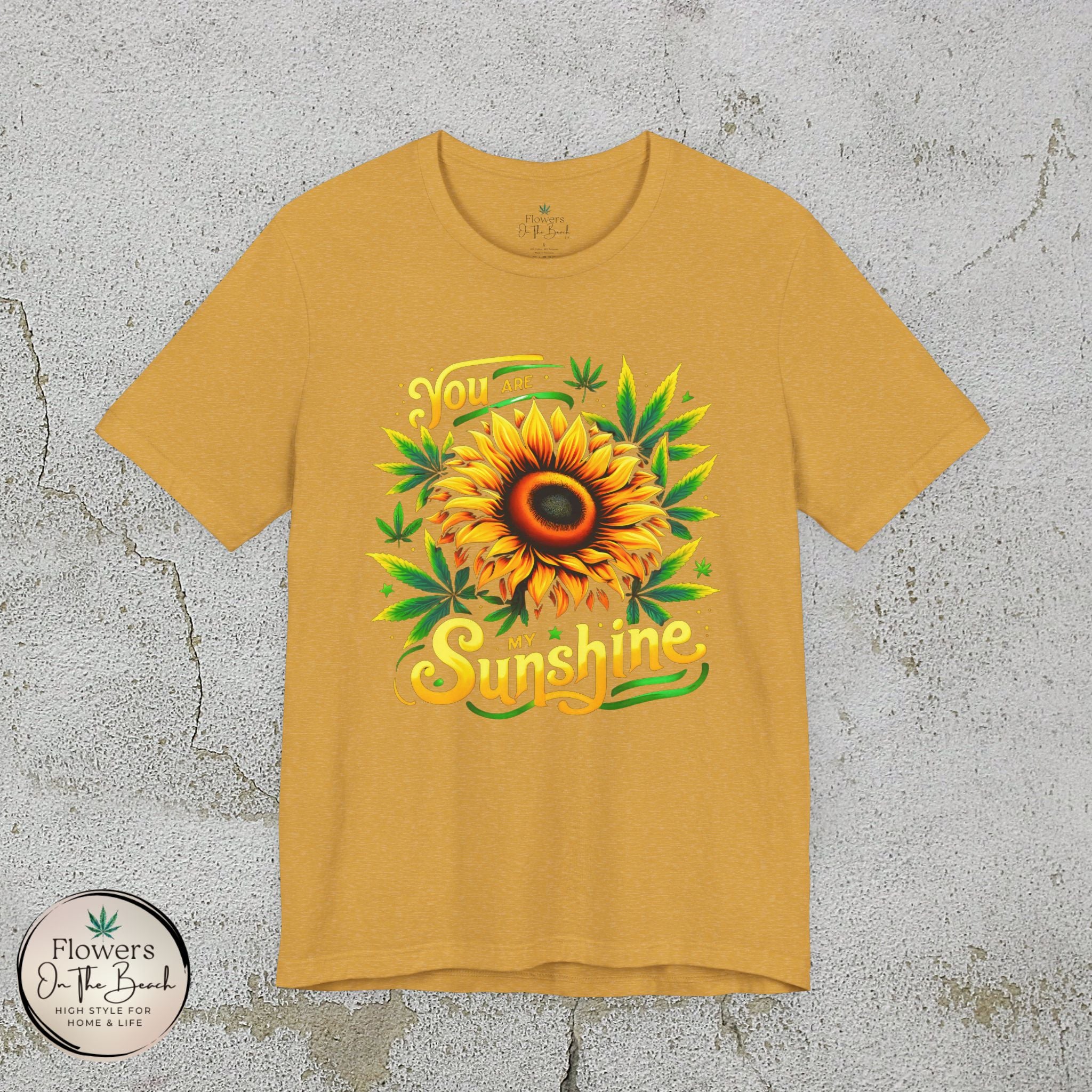 Sunflower and Cannabis Sunshine Tee