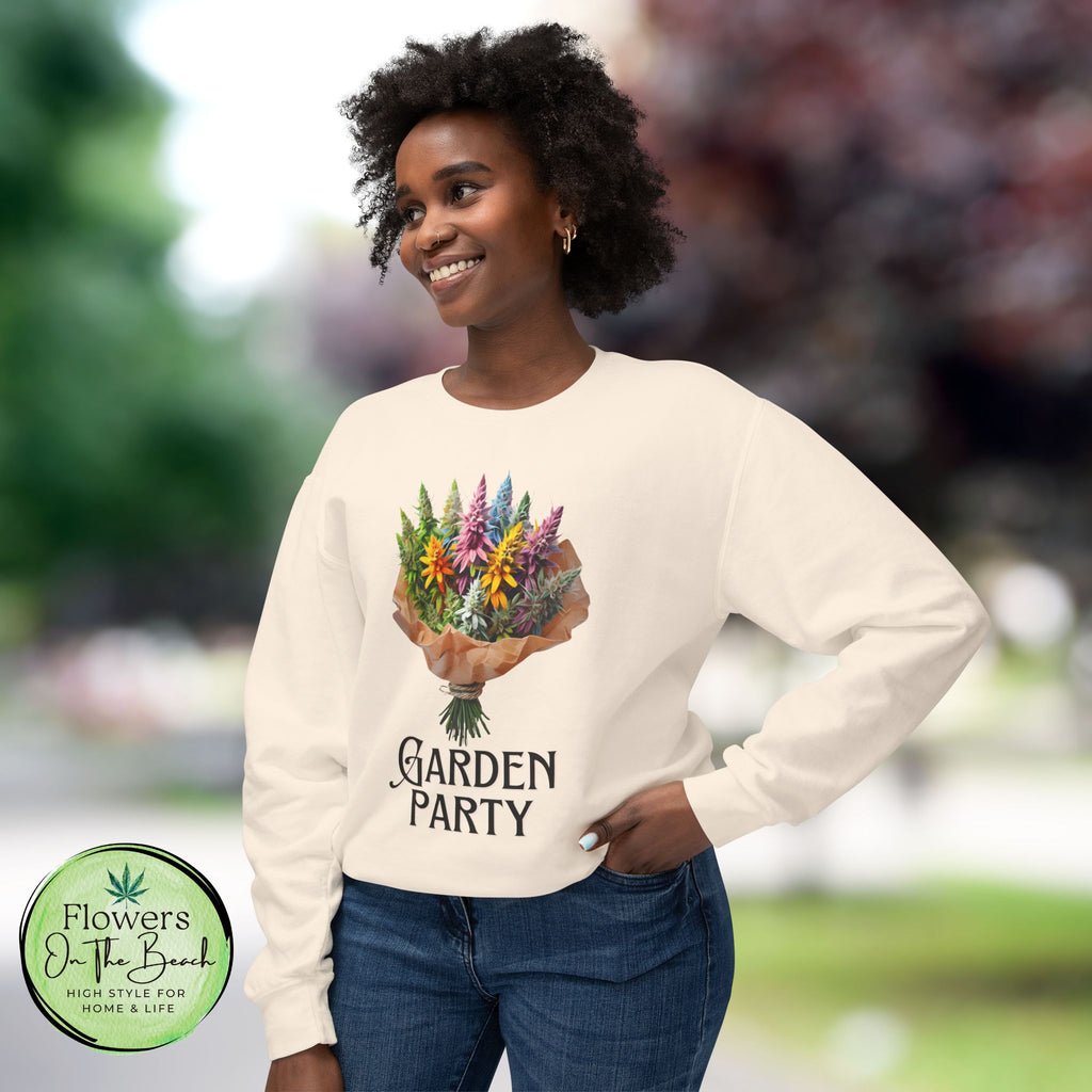 Garden Party Cannabis Flowers Sweatshirt