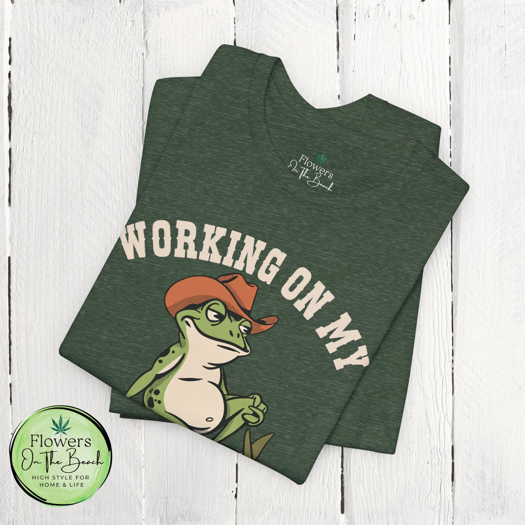 Working on My Dad Bod T-Shirt | Funny Dad Fathers Day Tee