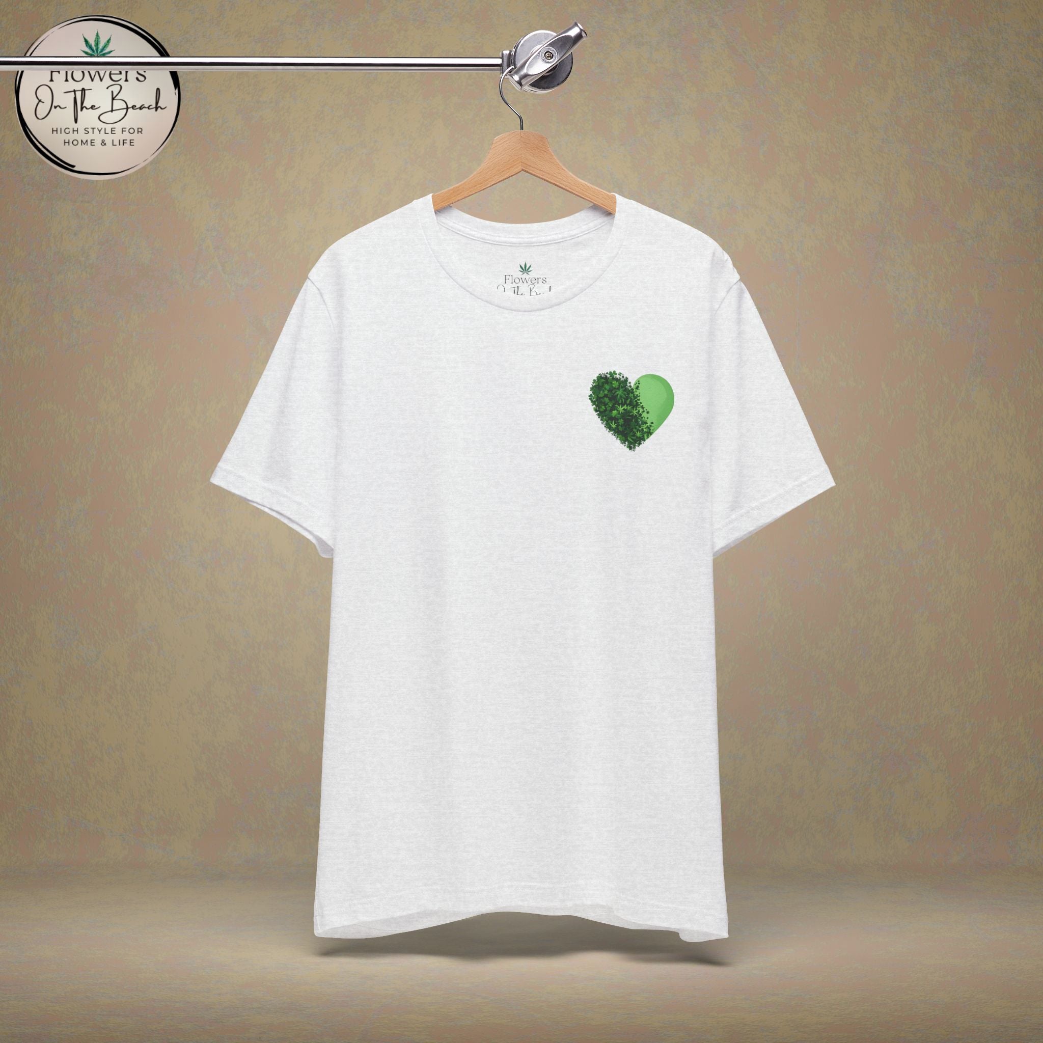 St. Patrick's Day Tee with Subtle Weed Leaves