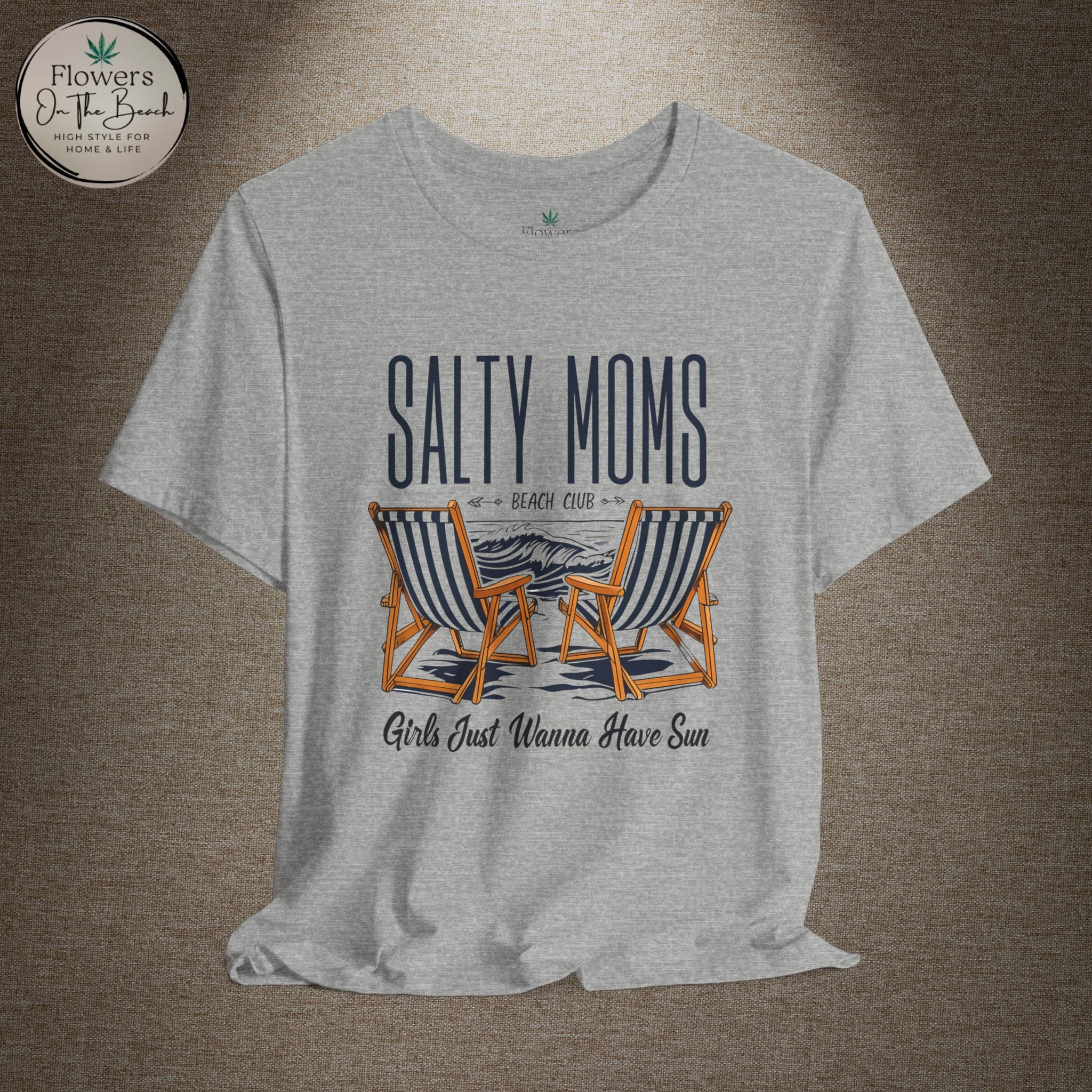 Salty Moms Beach Club Tee