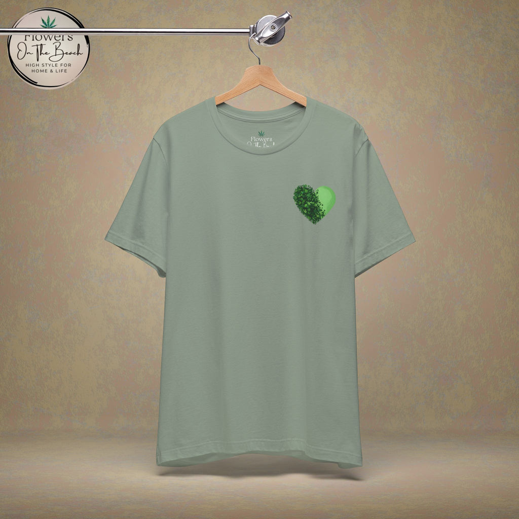 St. Patrick's Day Tee with Subtle Weed Leaves