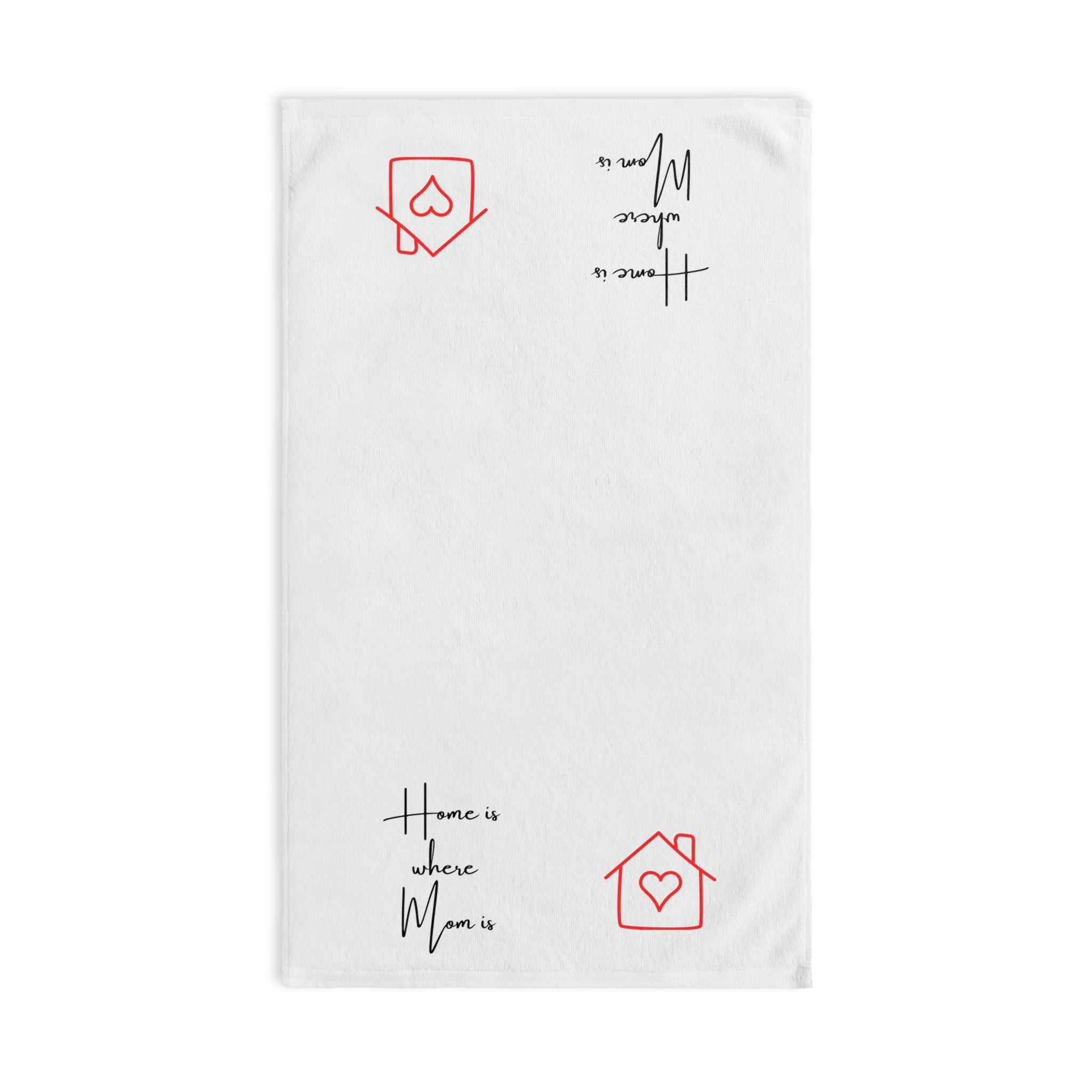 Mom's Love Hand Towel - Perfect Mother's Day Gift, Kitchen Decor, Housewarming Present, Bathroom Accent, Holiday Towel